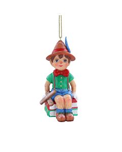 Gisela Graham - Pinocchio sat on Books